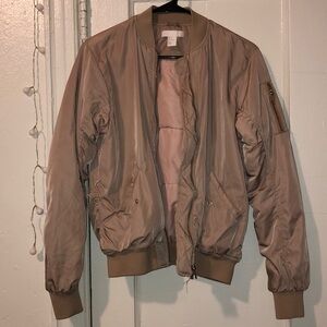 Tan Bomber Jacket